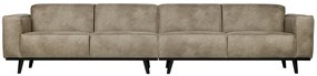 BePureHome Statement XL 372 cm veľká sedacia súprava - Čierna