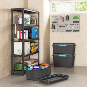 Úložný box z recyklovaného plastu s vekom, Scuba L - 74 l, 35x78x39,5 cm