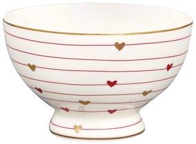 GREEN GATE Porcelánová miska Grace White 150 ml