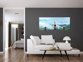 Obraz - Jóga (120x50 cm)