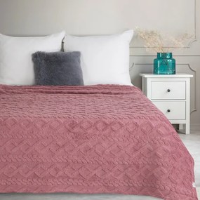 Deka D91 pletená pudrová