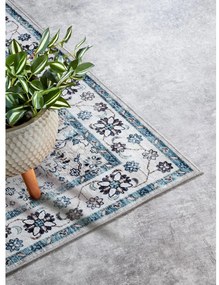 Svetlomodrý koberec 120x160 cm Saveh Cream Blue – Elle Decoration