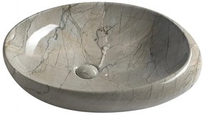 Sapho Sapho, DALMA keramické umývadlo 68x16,5x44 cm, grigio, MM313