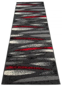 Kusový koberec PP Omin tmavo sivý atyp 100x250cm