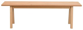Drevená jedálenská lavica v dubovom dekore Rowico Melfort, 144 x 38 cm