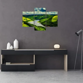 Obraz - Zelená krajina (90x60 cm)
