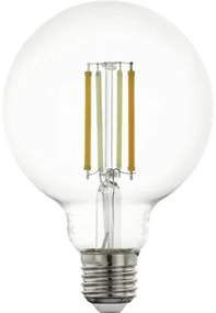 LED žiarovka Eglo Crosslink G95 E27 / 6 W ( 60 W ) 806 lm 2200 6500 K priehľadná