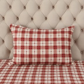 Obliečka na vankúš z mikrovlákna TARTAN HEART 50x70 cm, farebná