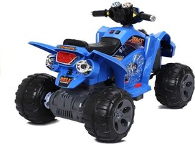 LEAN CARS Štvorkolka na batérie Big Wheels Blue