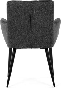 Jedálenská stolička sivá DCH-P3146 GREY2