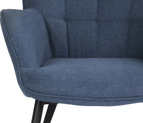 Kreslo Victoria, modrá látka