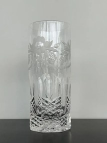 Broušená sklenice květiny, Glamour Crystal, 350 ml, 1 ks
