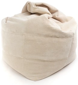 Sedací vak Sofi štruktúrovaný Farba: SZ03 - maslový