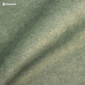 Zelená čalúnená dvojlôžková posteľ s roštom 140x200 cm Tulsa – Ropez