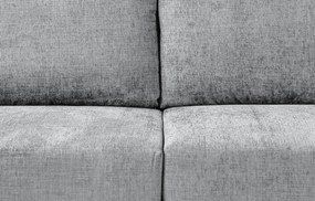 Rozkladacia pohovka Anafi, svetlo šedá látka