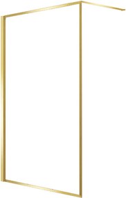 Sprchová stena Walk-In Tiz 100x195 gold