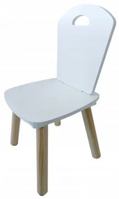 Sammer Detská stolička v bielej farbe KD-01