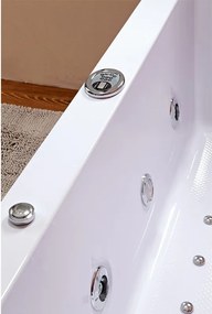 Terra Hydromasážna vírivá vaňa RAMONA 640H 180x90 s ohrevom vody