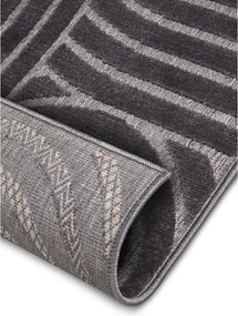 Antracitovosivý koberec 67x120 cm Iconic Wave – Hanse Home