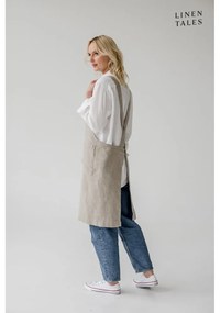 Ľanová zástera Crossback - Linen Tales