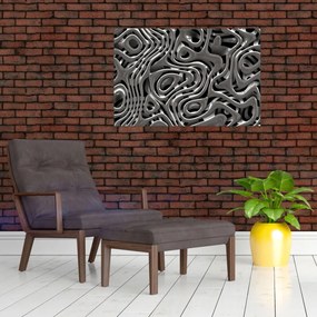 Obraz - Metalická abystrakcia (90x60 cm)