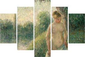 Obraz - Camille Pissarro, The Bather, reprodukcia (150x105 cm)