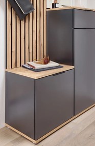 Predsieňová stena Simple, dub artisan/antracit