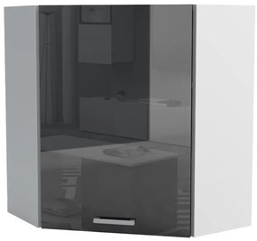 Kuchynská skrinka 60/60 GN V-72 LUX čierna