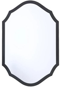Dekoratívne zrkadlo 40cm x 60cm čierne