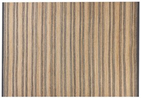 Jutový koberec 160 x 230 cm béžová/sivá BUDHO Beliani