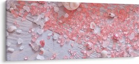 Obraz - Prímorská atmosféra v ružových odtieňoch (120x50 cm)