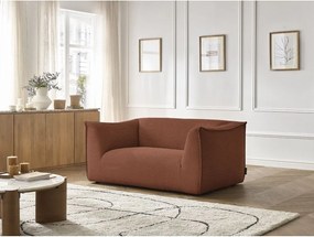 Oranžová menčestrová pohovka 170 cm Giorgia – Bobochic Paris