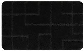Kúpeľňový koberček SUPREME LINES línie, čierny