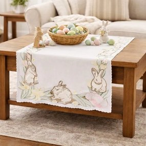 Veľkonočný obrus Veľkonočná lúka 40x110cm
