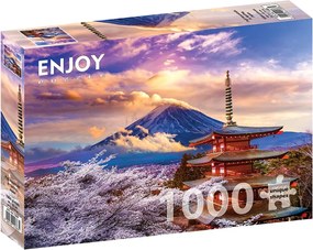 ENJOY Puzzle Hora Fudži na jar, Japonsko 1000 dielikov