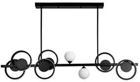 Toolight Toolight, LED stropné svietidlo 120cm APP1199-CP, čierna matná, OSW-04559