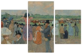 Obraz - Jean-Louis Forain, The Races at Longchamp, reprodukcia (90x60 cm)