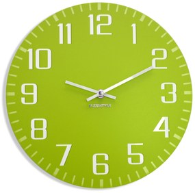 Dekorstudio Moderné nástenné hodiny Facile olivové