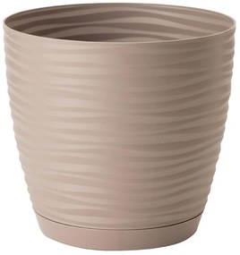 Sahara Petit okrúhly s podstavcom 17 cm taupe