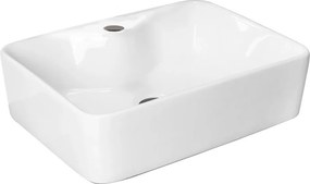 Závěsná skříňka s deskou a umyvadlem Nel 2S 80 cm bílá