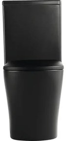WC kombi Jungborn FLORIEL ONE 64 bez splachovacieho kruhu vč. WC dosky SWN321 (MATT BLACK)