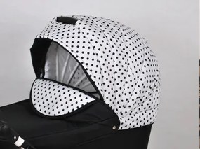 Kombinovaný kočík Raf-pol BABYLUX Margaret - White dots (3-kombinácia)