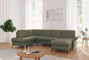 XXXLutz SEDACIA SÚPRAVA, textil, olivovozelená Sit & More - Sedačky - 0001440161B2