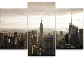 Gario Obraz na plátne Panoráma New Yorku - 3 dielny Rozmery: 150 x 100 cm