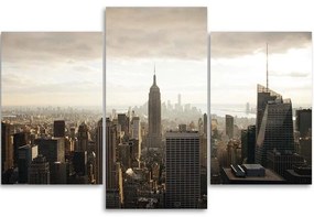 Gario Obraz na plátne Panoráma New Yorku - 3 dielny Rozmery: 90 x 60 cm