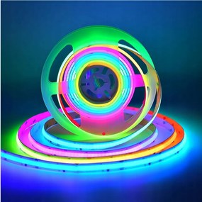 BERGE LED pásik RGB Neon COB 12V - 450D - 15W/m - IP20 - 50m