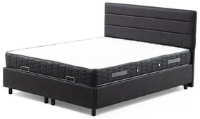 Dvojlôžková posteľ Motya 160 x 200 - antracitová