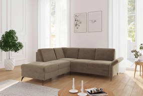 XXXLutz ROHOVÁ SEDAČKA, textil, svetlohnedá Sit & More - Sedačky - 00014401616W
