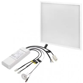 EMOS Vstavaný LED panel EMERGENCY, 40W, denná biela, UGR, 60x60cm, štvorec