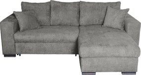 XXXLutz ROHOVÁ SEDAČKA, textil, sivá Carryhome - Sedačky - 00000F000401